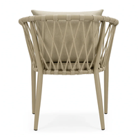 Ensemble de chaises et tables de jardin en aluminium de style moderne et simple pour cour et villa