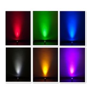 Lumières de projection UV rechargeables 1x18W sans fil LED Uplight DJ RGBWA avec alimentation par batterie