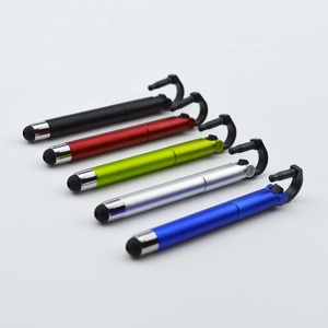 Quà Tặng Mới Lạ Mini Ngắn Hơn Nhựa Sơn Điện Thoại Di Động Đứng Tai Nghe Jack Cắm Điện Thoại Tablet Silicone <span class=keywords><strong>Tip</strong></span> <span class=keywords><strong>Stylus</strong></span> Màn Hình Bóng Bút - Product Image 1