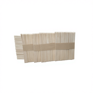Bâtonnets de sucettes glacées en bois naturel, longueur standard, vente en gros, cuillères à glace, emballage personnalisé - Product Image 6