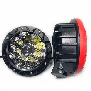Faro da Lavoro LED Rotondo di Alta Qualità da 7 Pollici 80W per <span class=keywords><strong>Auto</strong></span>, Luce Bianca e Gialla, Faro per Guida Fuoristrada - Product Image 6