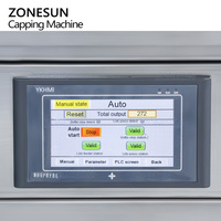 ZONESUN ZS-XG1870G Desktop Automatische Snoep Kauwgom Wijnflesjes Flesdop Pers- en afsluitmachine met trilvoeder