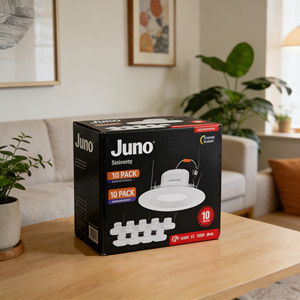 Scatola di Imballaggio Personalizzata per Faretti LED, Scatola in Cartone Ondulato per Illuminazione a Incasso con Immagine del Prodotto e Logo - Product Image 2