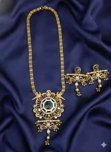 Ensemble de colliers classiques et antiques, charme ethnique, touche d'héritage, polissage or haut de gamme, bijoux traditionnels pour mariages et festivals - Product Image 3