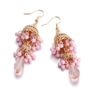 女式复古波西米亚金耳环雕刻铃铛串珠流苏长民族部落印第安饰品时尚悬挂 - Product Image 6