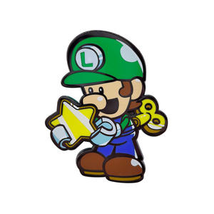 Spilla Decorativa in Metallo per Zaino a Tema Mario Bros, Distintivo con Luigi, Peach, Principessa, <span class=keywords><strong>Donkey</strong></span> Kong e Design Inciso Digitalmente - Product Image 6