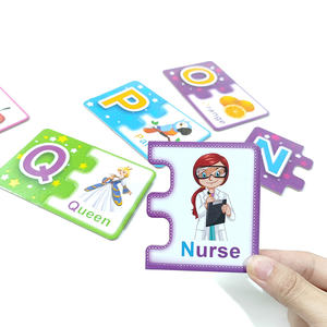 Jouets éducatifs personnalisés pour enfants : Cartes <span class=keywords><strong>de</strong></span> puzzle, apprentissage des lettres, puzzles, cartes flash/cartes cognitives, jeux <span class=keywords><strong>de</strong></span> société - Product Image 3