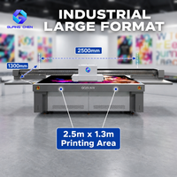 Impresora UV Plana Industrial GC2513UV: Cabezales Ricoh Gen5/G6, Formato Grande de 2.5x1.3m, Máquina de Inyección de Tinta UV para Acrílico, Metal y Madera