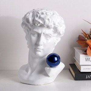 Scultura Moderna in Stile Europeo di <span class=keywords><strong>David</strong></span>, Ornamento da Tavolo per Soggiorno, Decorazione Artistica per la Casa - Product Image 1
