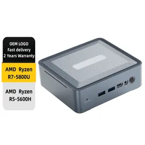 AMD Ryzen 5 R5 5600H Mini PC Win11 Pro DDR4 8G 16G RAM 512G 1TB SSD 4K Dual HD AMD Ryzen 7 R7 5800U Desktop Computer Gamer