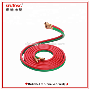 Manguera de soldadura doble de corte y soldadura ignífuga 1/4 "X25FT con accesorios BB de 9/<span class=keywords><strong>16</strong></span>" para el mercado norteamericano - Product Image 3