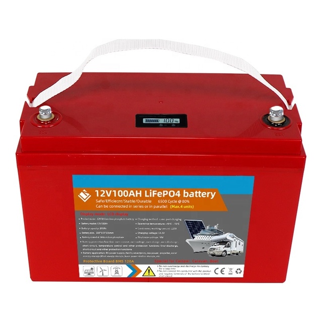 BOYEAKKU Camping Car LiCoO2 Battery Replace Gel Lead Acid 12V 100Ah Solar Battery 3000 Cycles 1 Year Warranty