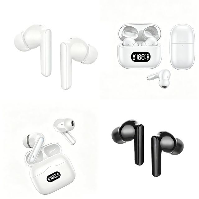 Factory Price Wireless Earbuds Type-C Fast Charging Battery Ergonomic In-Ear Comfortable Fit for All Smartphones Sport Gym
