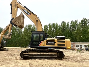 Excavatrice sur chenilles SANY 550H d'occasion, grande pelle hydraulique de 55 tonnes, pelle SANY 305 335 365 485 550 d'occasion à vendre - Product Image 4