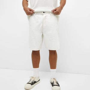 Custom Manufacturers Khaki Denim Shorts Men Summer Streetwear Loose <b>Work</b> <b>Jeans</b> Shorts Multiple pockets Fashion Baggy Jorts Men - Product Image 6