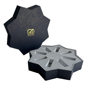 ROGOOD Fabrika Lüks Poligon Kozmetik Kutusu Özel Altın Varak Logolu Sert Özel Kağıt Kutu Parfüm Yağı Örneği Hediye Verme İçin P2196 - Product Image 4