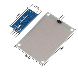 Módulo Sensor de Agua de Lluvia de 3.3V - 5V - Detección de Gotas de Lluvia y Monitor de Humedad para Arduino - Product Image 3