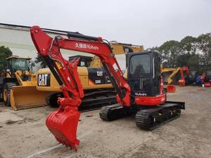 Excavatrice Kubota U55 homologuée CE/EPA, mini-excavatrice Kubota d'occasion, excavatrice Kubota U55-4 avec attache rapide hydraulique/pouce hydraulique - Product Image 2