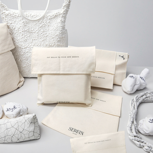 Bolsa de Lona de Algodón Natural con Logotipo Personalizado, Bolsa Protectora Impresa para Ropa, Zapatos, Bolsos, Joyería y Regalos - Product Image 1
