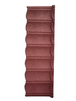 Tuiles de toiture d'hôtel modernes, tuiles de toiture en métal revêtues de pierre de haute qualité, tuiles de toiture colorées revêtues de copeaux de pierre, durables, imperméables, JINKINGS