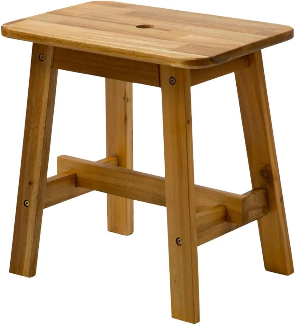 Vente en gros Tabouret de toilette en bois d'acacia Tabouret en bois massif Tables d'appoint de chevet