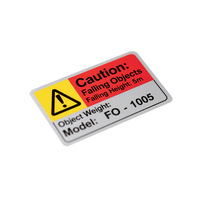Autocollants d'avertissement personnalisés, sécurité électrique industrielle, articles fragiles, étiquettes adhésives, batterie au lithium, ne pas toucher, rouleau de marquage