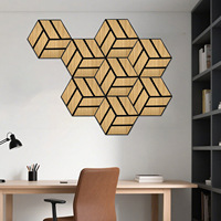 Panneaux muraux acoustiques autocollants - Panneau acoustique insonorisant pour chambre à coucher, bureau à domicile, salon - Solution de conception de modèle 3D