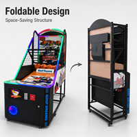 Machine de Jeu Vidéo d'Arcade à Monnayeur pour Tir au Panier sur Écran, Vente en Gros à Prix Abordable