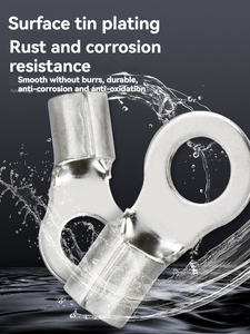 RV đồng khối thiết bị đầu cuối o-loại dây mũi chèn mạ tin cách điện Spade Ngã Ba cáp thiết bị đầu cuối kết nối uốn thiết bị đầu cuối - Product Image 4