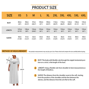 Vente directe d'usine robe hawaïenne de haute qualité Mumu femmes <span class=keywords><strong>grandes</strong></span> personnes personnalisé sur demande à manches courtes en mousseline de soie robe insulaire - Product Image 6