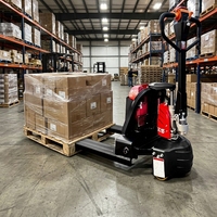 Transpalette électrique BeiQiang 2 tonnes avec batterie lithium-ion/plomb-acide, pneus en polyuréthane, déplaceur latéral électrique pour utilisation intérieure/extérieure