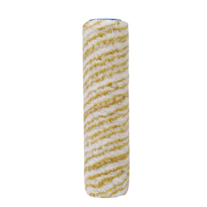 Rouleau de peinture industriel/DIY de 10 pouces, haute qualité, trois couleurs, rayures beiges, polyamide, personnalisable, avec cadre à dégagement rapide, support OEM - Product Image 6