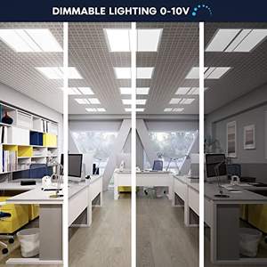 Panel de Luz LED Empotrable Ultra Delgado, Regulable, para Oficina, 24w 36w 50w, Retroiluminado - Product Image 5