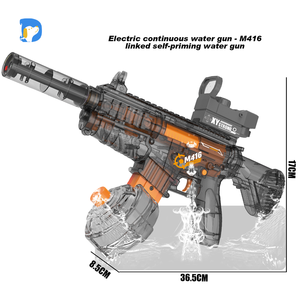 916 elettrica a fuoco continuo pistola ad acqua automatica per bambini PP materiale manuale elettronica calda estate giocattolo per i ragazzi - Product Image 2