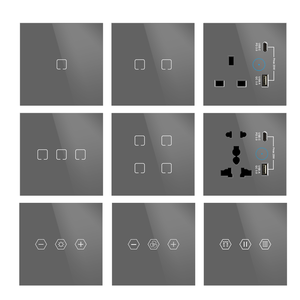 Interruptor <span class=keywords><strong>de</strong></span> Luz <span class=keywords><strong>de</strong></span> Pared Inteligente con Diseño <span class=keywords><strong>de</strong></span> Barra Wifi, Hogar Inteligente, Compatible con Cable Neutro, CA 100-240V, Control por Voz con Alexa y Asistente <span class=keywords><strong>de</strong></span> Google - Product Image 1