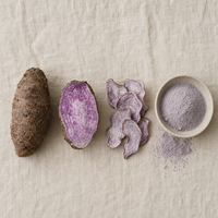Poudre d'Ube Naturelle de Couleur Violette pour Crèmes Glacées, Gâteaux, Smoothies et Pains – Poudre d'Igname Violette Premium en Vrac