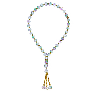 Высококачественные разноцветные мусульманские четки из стекла, материал для браслета Tasbih, религиозные подарки, декоративные четки - Product Image 4