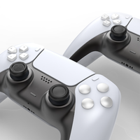 Ensemble de 6 capuchons de joystick en silicone antidérapants pour manettes PS5/PS4, accessoires pour manettes de jeu PS5/PS4