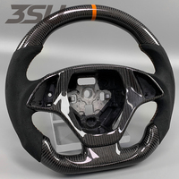 Volant en fibre de carbone personnalisable pour Chevrolet Camaro C7, style personnalisé, volant de voiture sur mesure