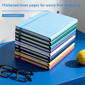 Carnet de notes professionnel Junvoy <span class=keywords><strong>A41</strong></span> A5 en cuir PU, couverture rigide épaissie, simple, personnalisable avec logo, pour bureau, collection automne - Product Image 3