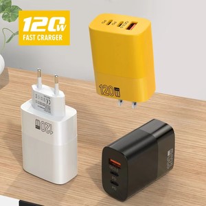 Pd 120W <span class=keywords><strong>ACC</strong></span> nhanh chóng sạc máy tính xách tay Adapter Loại C kép PD sạc nhanh USB phí QC3.0 đa cổng tường sạc - Product Image 2