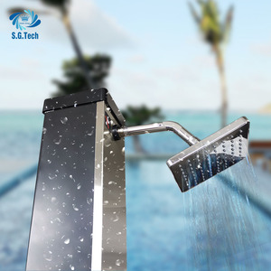 Douche solaire d'extérieur en acier inoxydable et PVC pour <span class=keywords><strong>piscine</strong></span> et SPA Piscines gonflables écoénergétiques et écologiques - Product Image 3