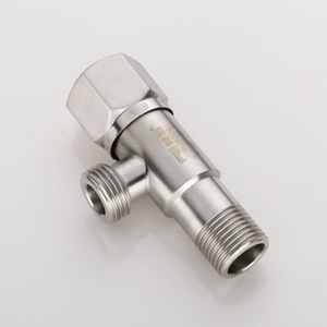 304 Stainless Steel Angle Valve 1/2 In High Flow Water Heater Toilet Stop Valve Household Use - Product Image 2