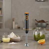 Mixeur plongeant électrique portable 4-en-1 avec variateur de vitesse et ensemble de mixeurs pour smoothies, idéal pour la cuisine domestique