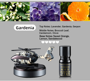 <span class=keywords><strong>Ambientador</strong></span> Multifuncional Solar Metálico con Aroma a Colonia para el Salpicadero del Coche, Juguete de Helicóptero, Accesorios Únicos Naturales - Product Image 4