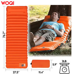 Woqi <span class=keywords><strong>materasso</strong></span> ad aria da <span class=keywords><strong>campeggio</strong></span> in PVC per esterni con comodo cuscino in <span class=keywords><strong>spugna</strong></span> cuscino per tenda gonfiabile per cuscino da <span class=keywords><strong>campeggio</strong></span> - Product Image 4