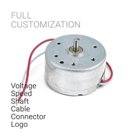 Moteur CC à aimant permanent RF300 3V 6V, mini-moteur électrique à faible bruit pour ventilateur USB, diffuseur d'aromathérapie, appareils de maison intelligente