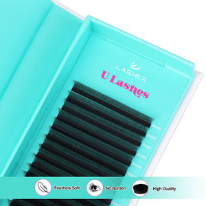 Pestañas de Volumen en Forma de U, Estrechas, Pre-fabricadas <span class=keywords><strong>YYU</strong></span> 3D 4D 5DU, Extensiones de Pestañas Coreanas de Fibra PBT, Pestañas en U Estrechas en Abanico, Populares con Curvatura M - Product Image 5