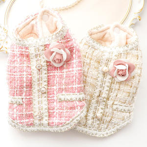 Eco-Friendly Luxurious North European Style Bowknot Princess Cotton Small Dog Winter Coat Wholesale <b>Pet</b> <b>Clothing</b> Print - Product Image 5