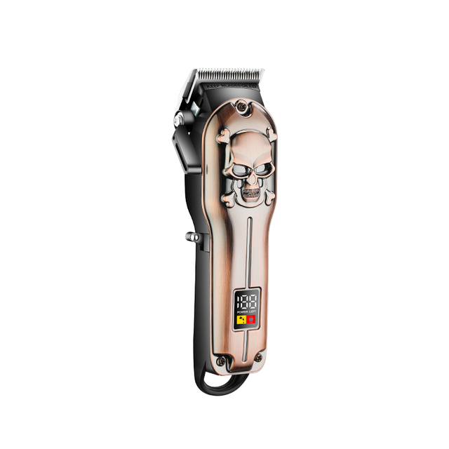 KEMEI KM- 2618 Wholesale Professional Retro Embossment Design NEW Electric LCD Hair Clipper